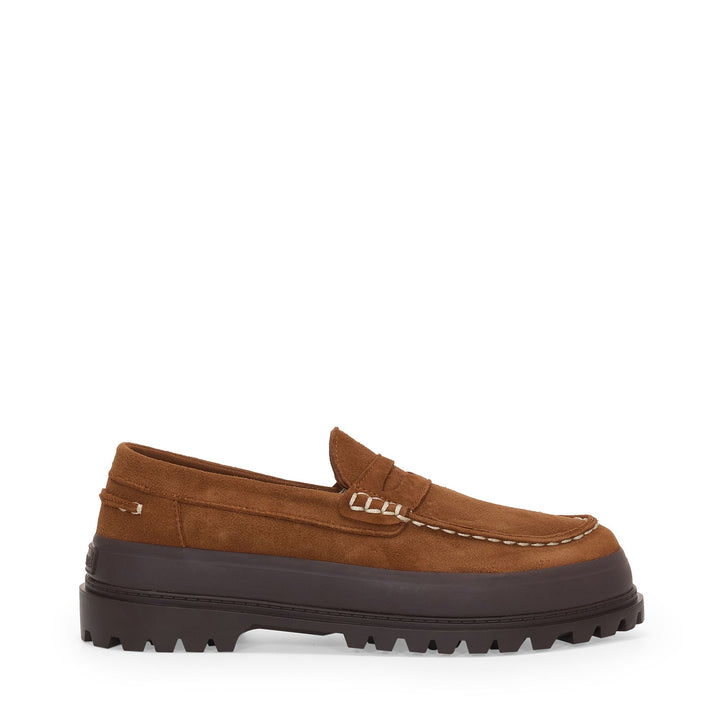 3110 MOCASSINO SUEDE - Moc - Low Cut - Woman - Tan Brown-Dk Chocolate 1