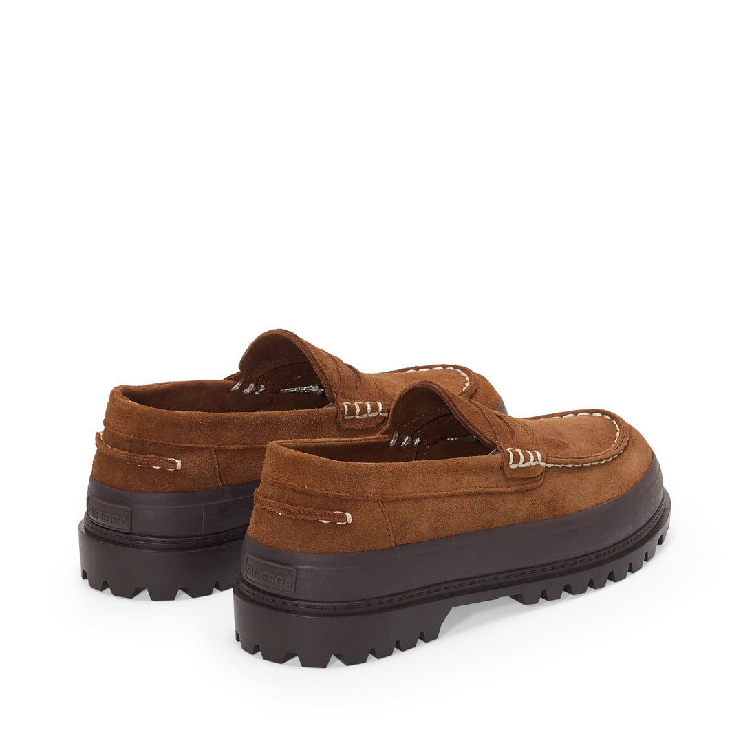 3110 MOCASSINO SUEDE - Moc - Low Cut - Woman - Tan Brown-Dk Chocolate main