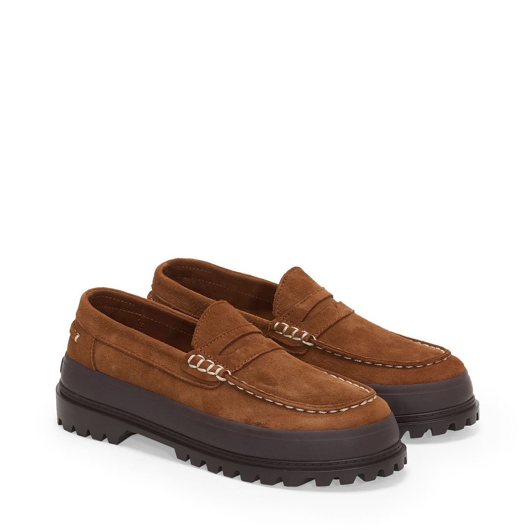 3110 MOCASSINO SUEDE - Moc - Low Cut - Woman - Tan Brown-Dk Chocolate main