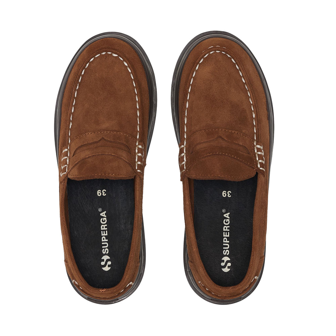 3110 MOCASSINO SUEDE - Moc - Low Cut - Woman - Tan Brown-Dk Chocolate main