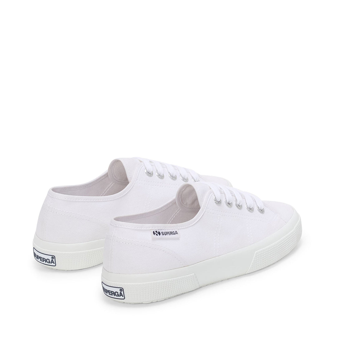 Unisex White Sneakers with Cotton Upper main