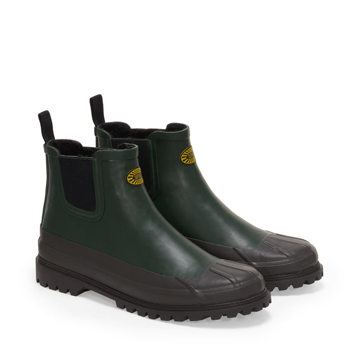 3334 RUBBER ALPINA DUCK - Gummistiefel - Mittlerer Schnitt - Unisex - Green-Brown 2