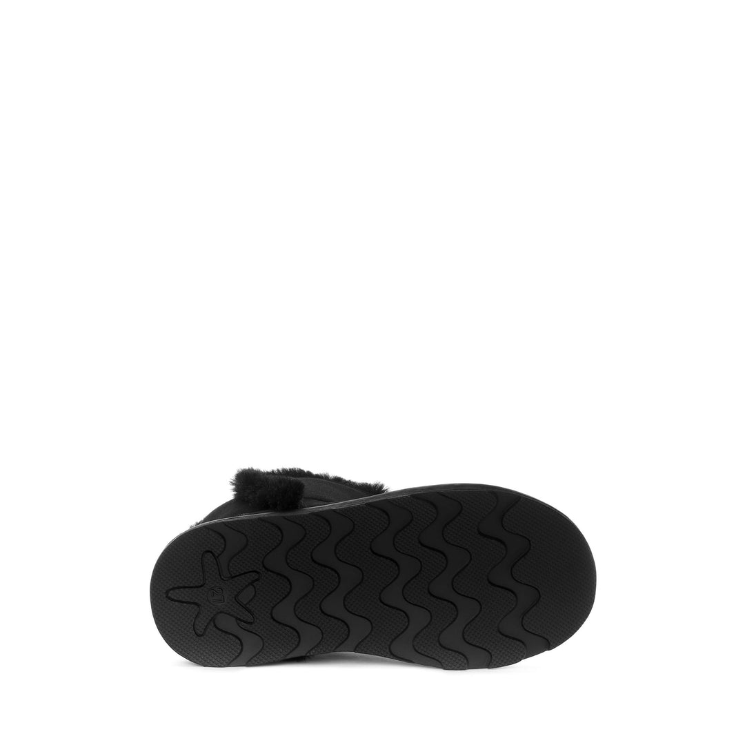 Schwarze Mädchenstiefel mit Obermaterial aus Synthetik main