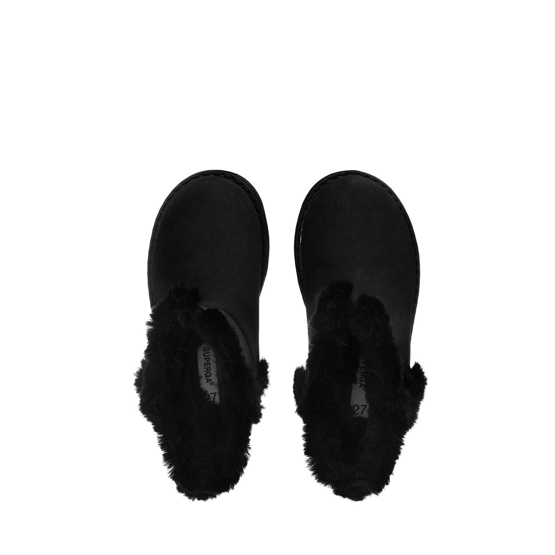 Schwarze Mädchenstiefel mit Obermaterial aus Synthetik main