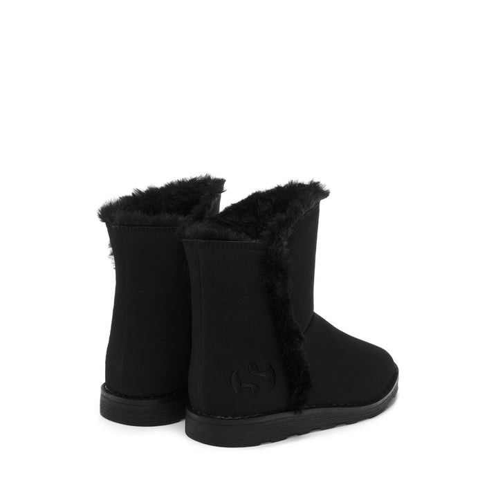 Schwarze Mädchenstiefel mit Obermaterial aus Synthetik 3