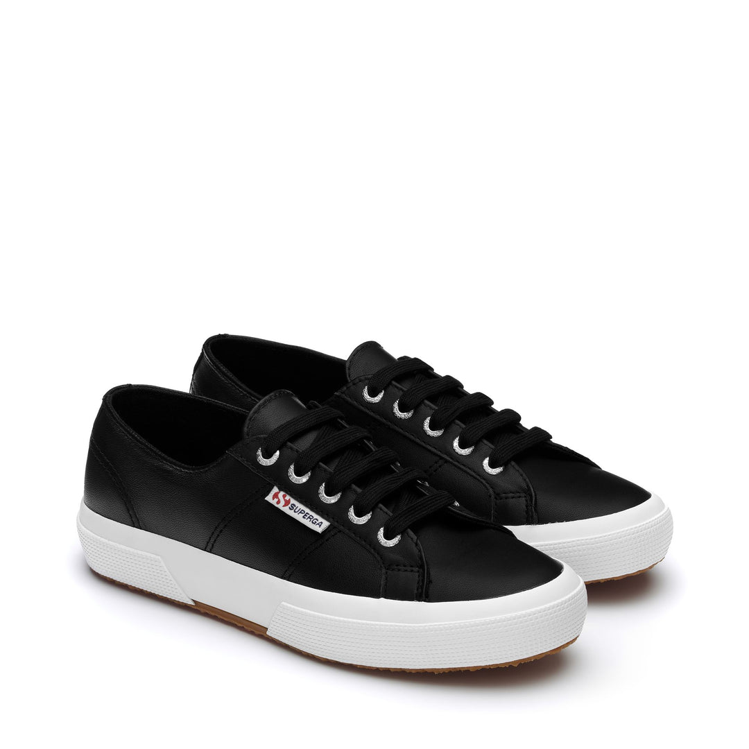 Schwarze Unisex-Sneaker mit Obermaterial aus Nappaleder main