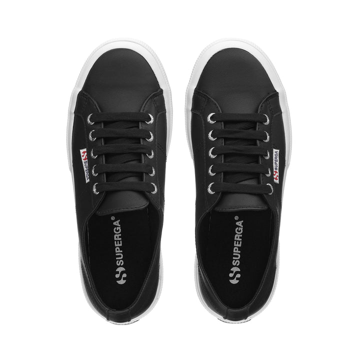 Schwarze Unisex-Sneaker mit Obermaterial aus Nappaleder 4