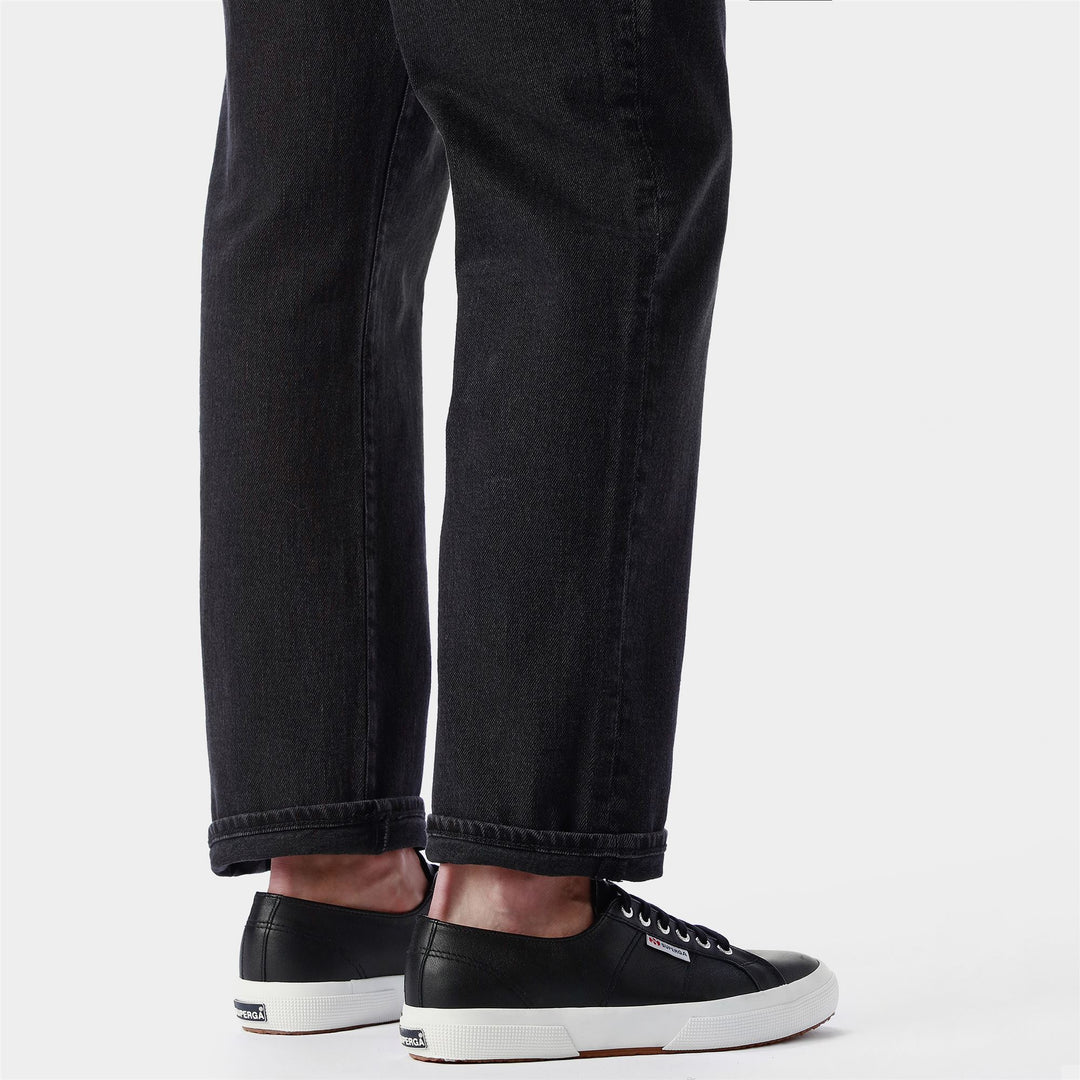 Schwarze Unisex-Sneaker mit Obermaterial aus Nappaleder main