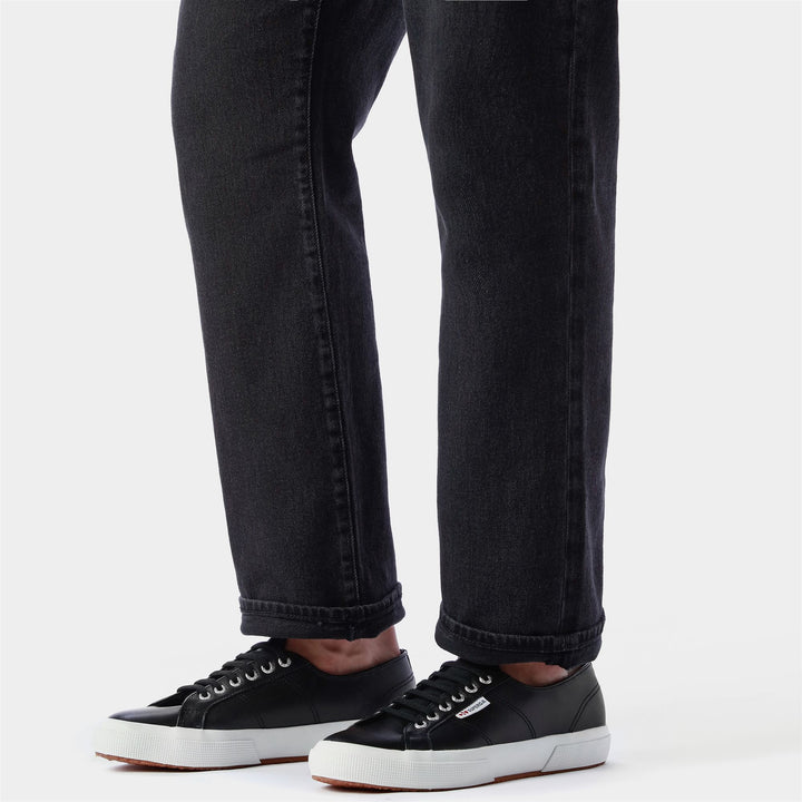 Schwarze Unisex-Sneaker mit Obermaterial aus Nappaleder 6