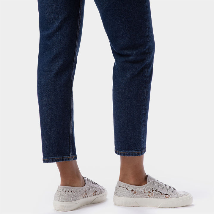 Woman's Classic Grey Sneakers with Cotton Upper 6