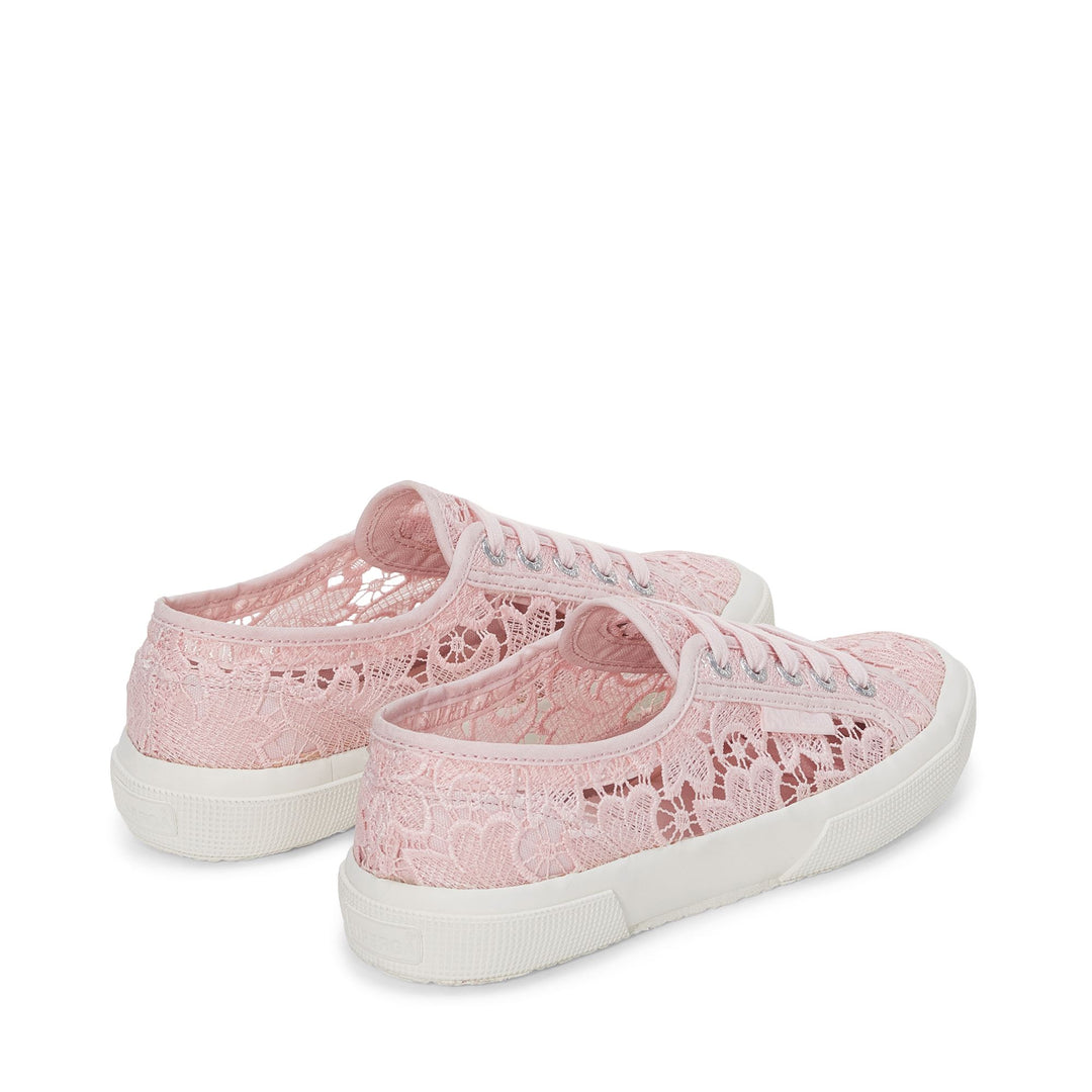 Woman's Classic Pink Sneakers with Cotton Upper main
