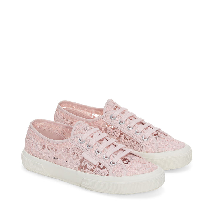 Woman's Classic Pink Sneakers with Cotton Upper 2
