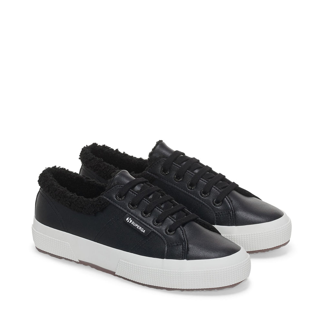 Unisex Black Low Cut Sneakers with Synthetic Upper main