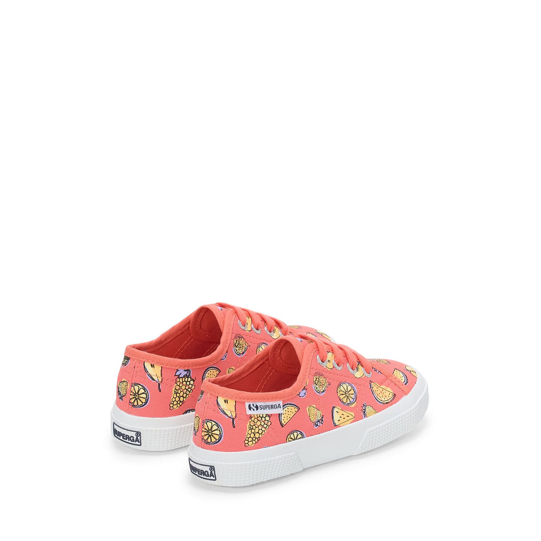 Children's Low Cut Sneakers in Pink with Cotton Upper main