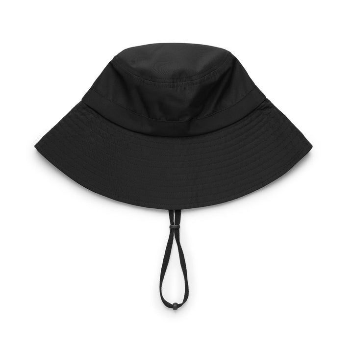 Unisex Black Bucket Hat with Water-Resistant Fabric 2