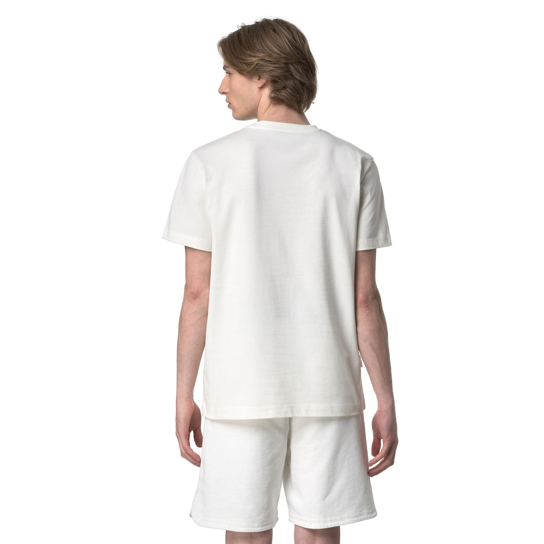 Weißes Unisex-T-Shirt mit Baumwollstoff main