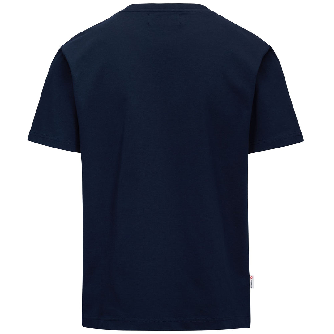T-shirt unisex blu navy con parte superiore in cotone main