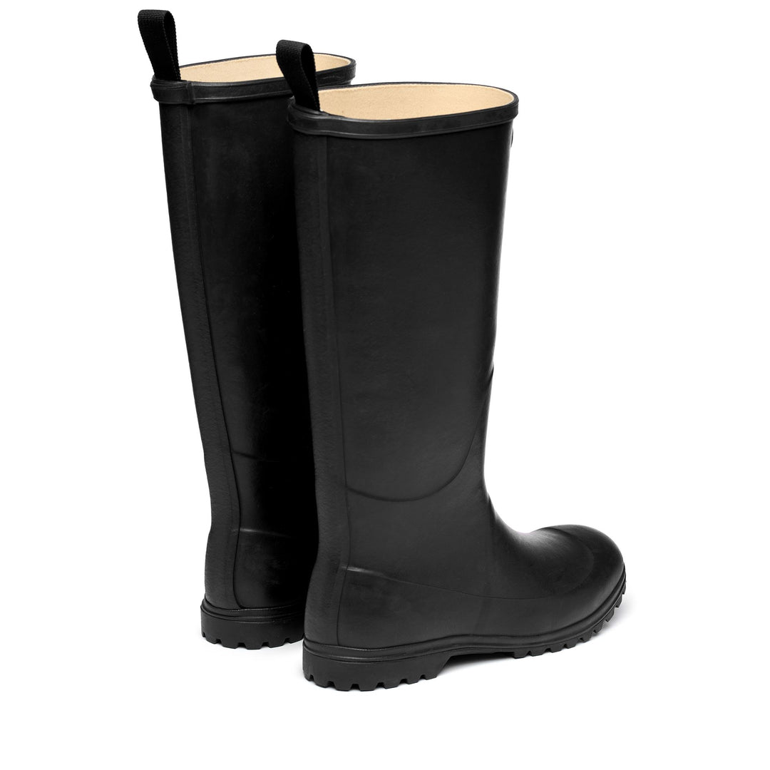 High Rubber Boots Woman Black Color main