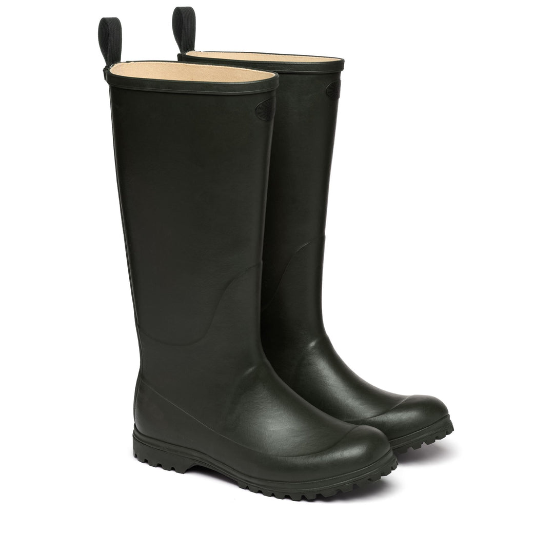 High Rubber Boots Woman Green Color main