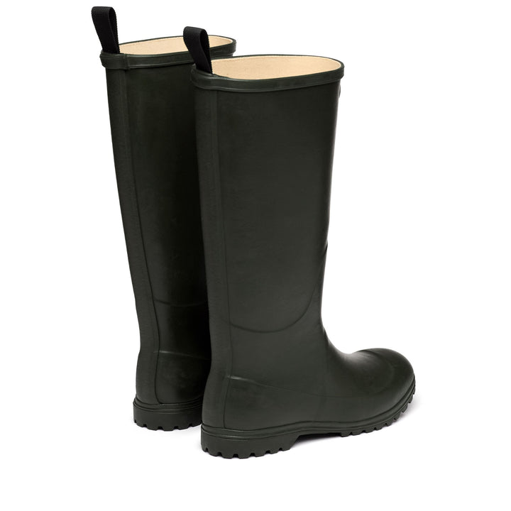 High Rubber Boots Woman Green Color 3
