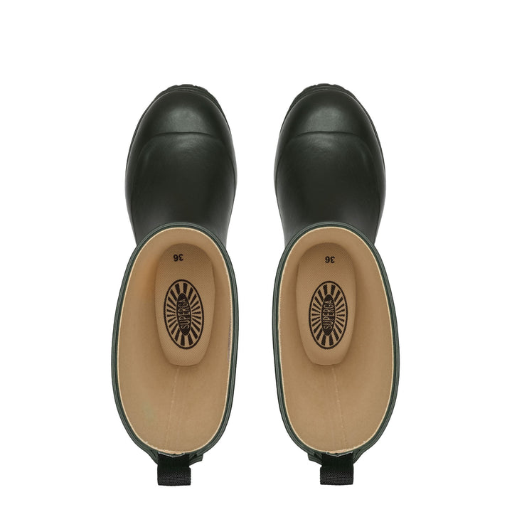 High Rubber Boots Woman Green Color 4