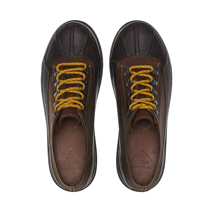 Man's Ankle Brown Boots with Crazy Horse Leather Upper 4