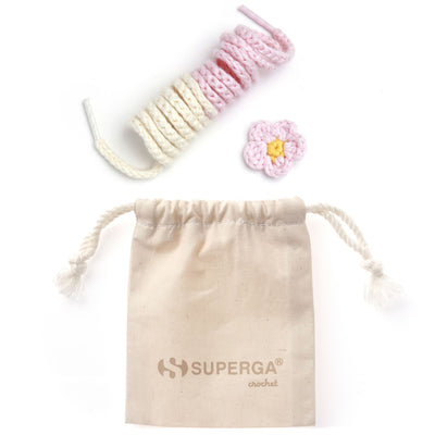 CROCHET PIN FLOWER SET - Piccoli Accessori - Charms per lacci delle scarpe - Donna - White Avorio-Pink-Yellow
