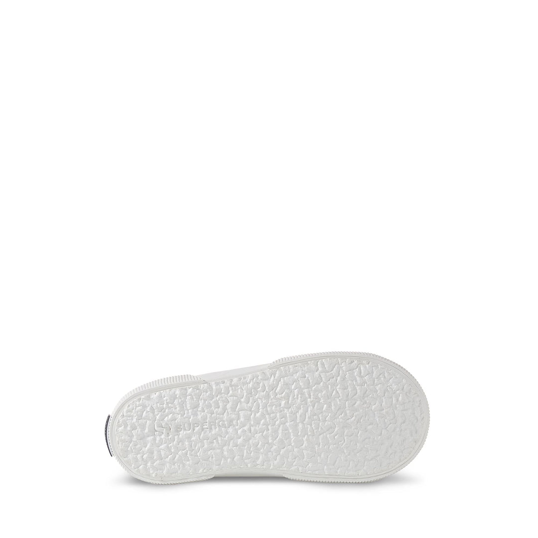 Baskets bleu marine pour fille, tige en coton main