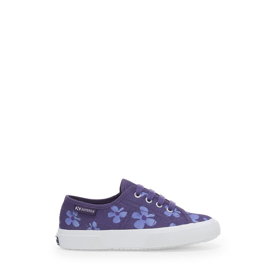 Girl's Navy Sneakers with Cotton Upper 01