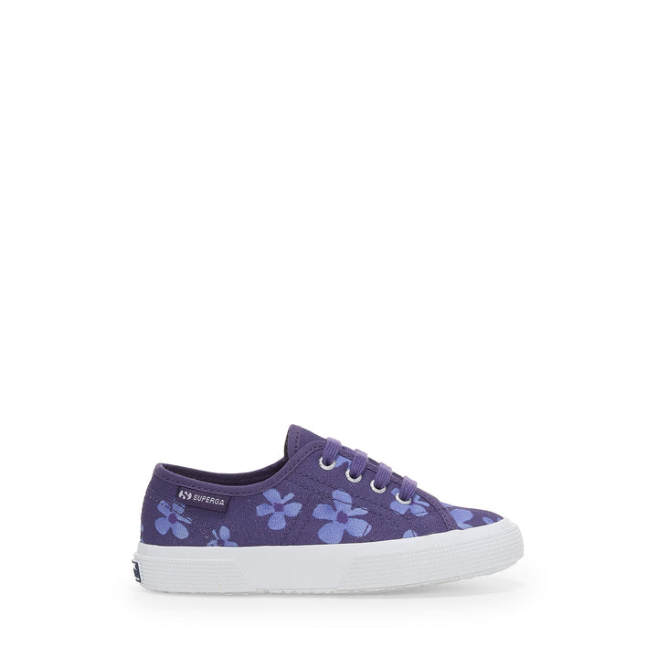 Baskets bleu marine pour fille, tige en coton 1