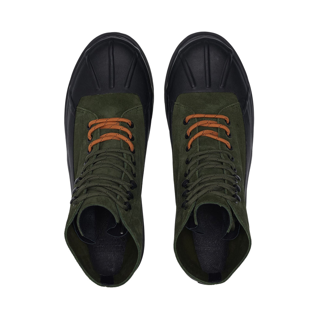 3343 ALPINA DUCK FLESH OUT - Ankle Boots - Laced - Unisex - Green Grass-Black main