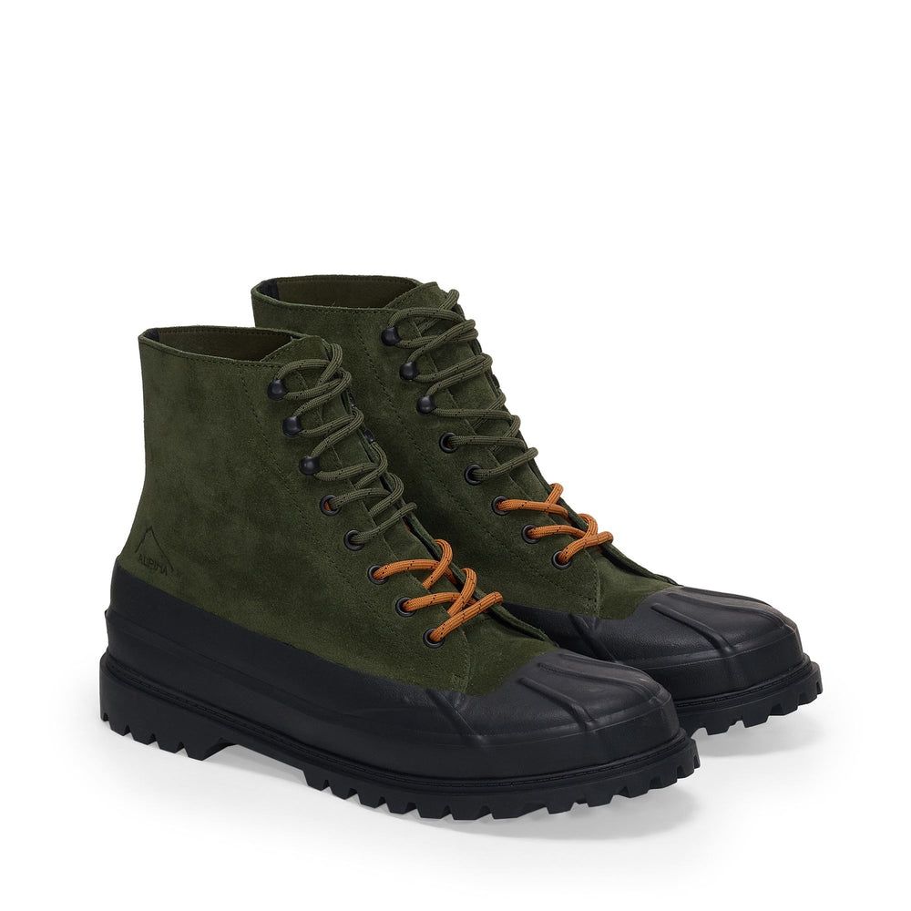 3343 ALPINA DUCK FLESH OUT - Ankle Boots - Laced - Unisex - Green Grass-Black 02