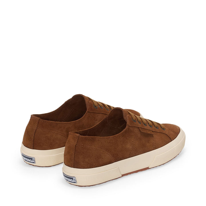 2750 SUEDE - Le Superga - Low Cut - Woman - Tan Brown-Off White 3