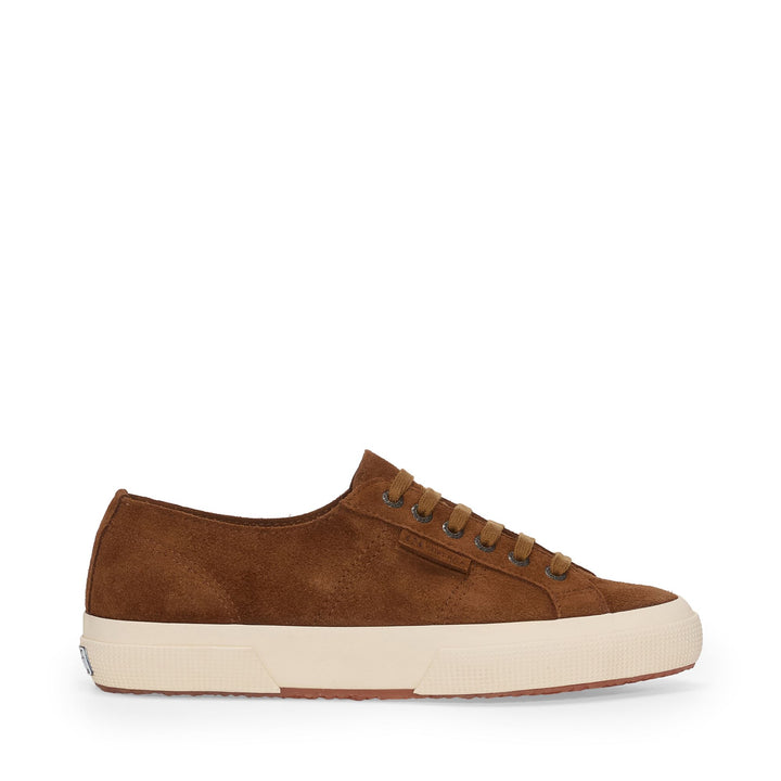 2750 SUEDE - Le Superga - Low Cut - Woman - Tan Brown-Off White 1