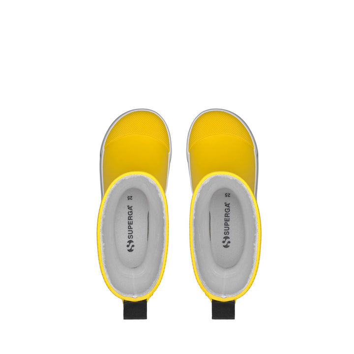 735 RUBBER BOOTS - Rubber Boots - High Cut - Kid unisex - Yellow Lemon 4