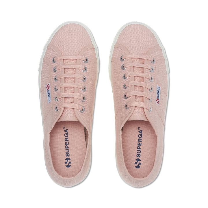 Woman's Platform Pink Sneakers with Cotton Upper 4