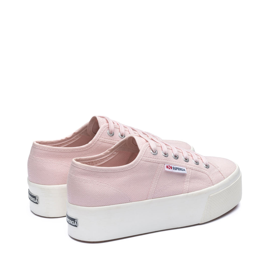 Woman's Platform Pink Sneakers with Cotton Upper main