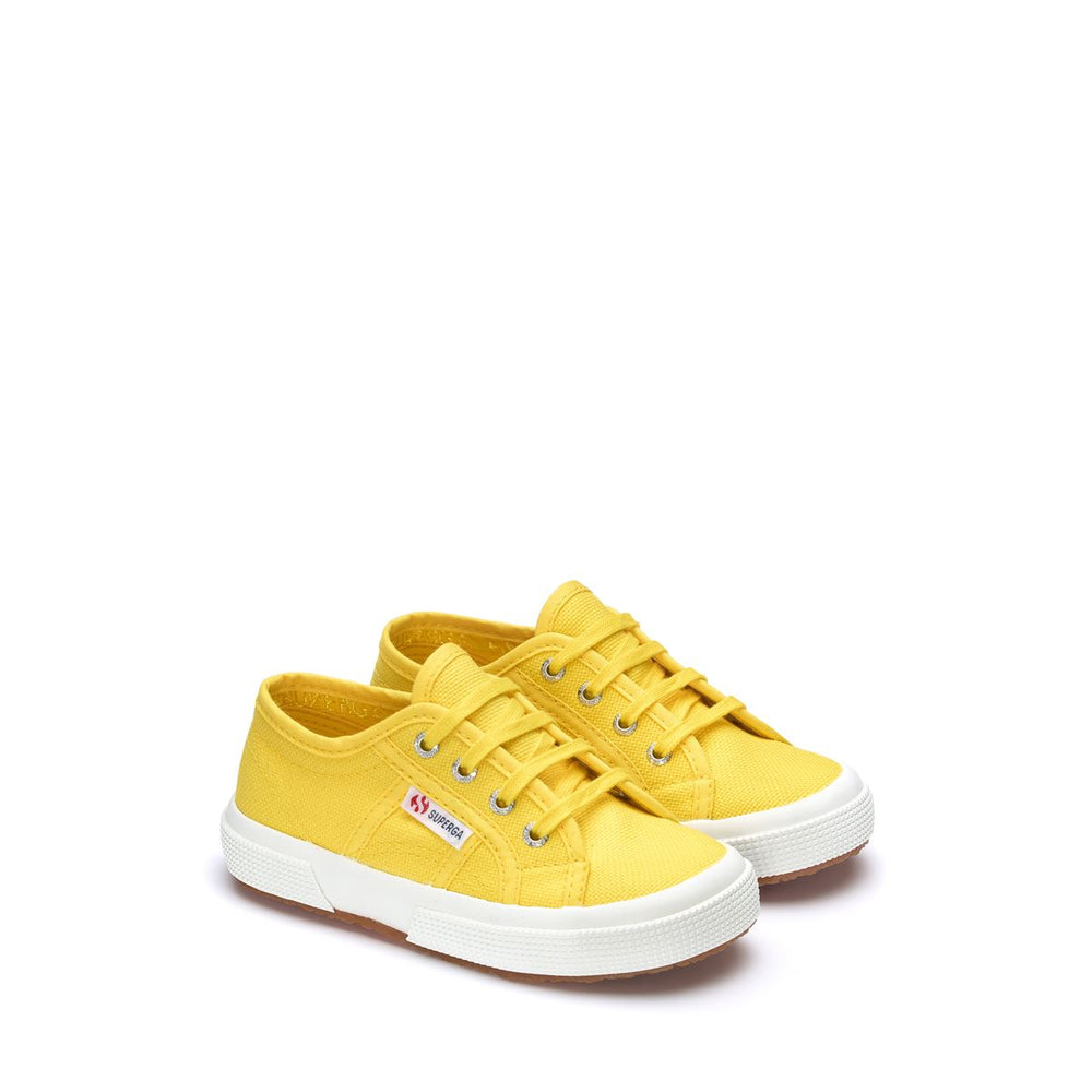 Children's Sneakers in Yellow with Cotton Upper 02