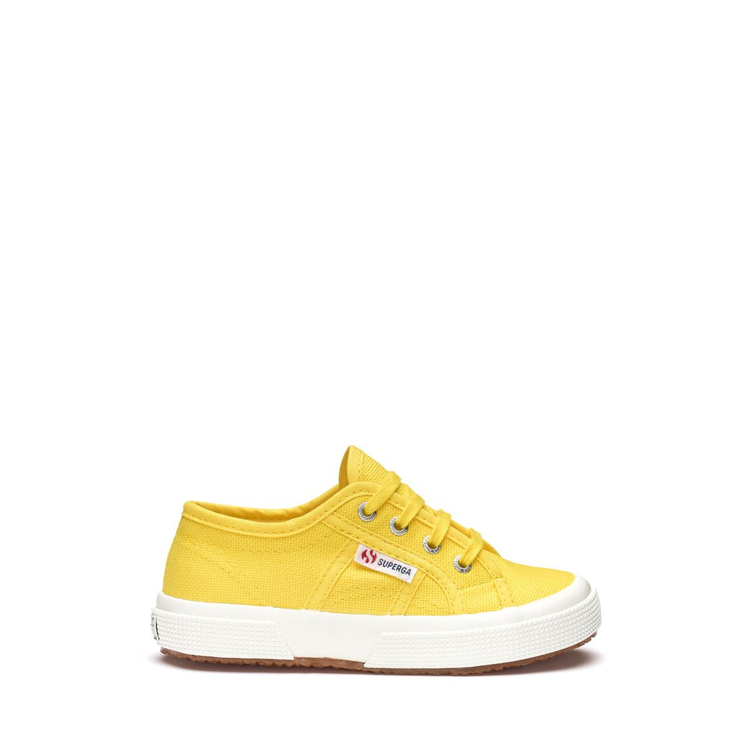 Children's Sneakers in Yellow with Cotton Upper 01