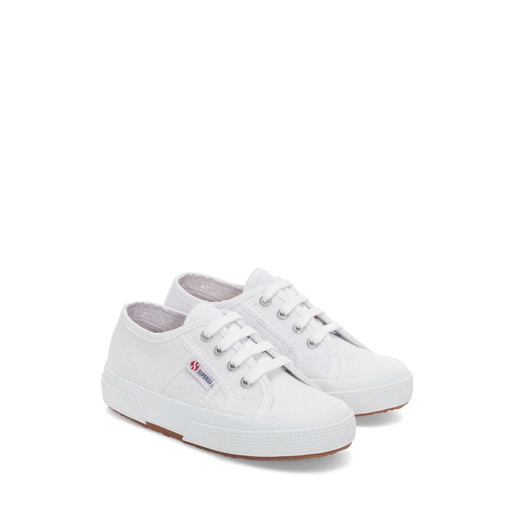 Sneakers per Bambini Colore Bianco con Tomaia in Cotone 2