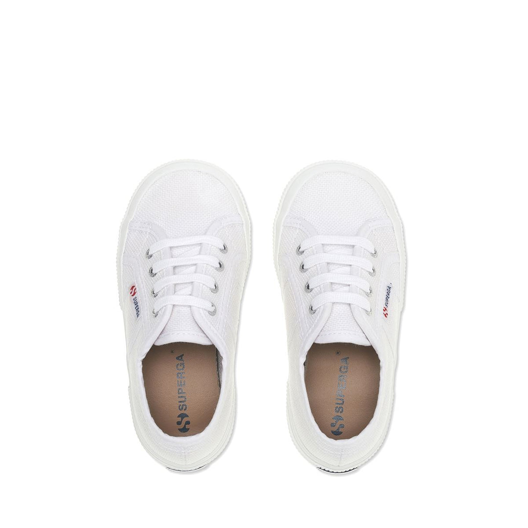 Sneakers per Bambini Colore Bianco con Tomaia in Cotone main