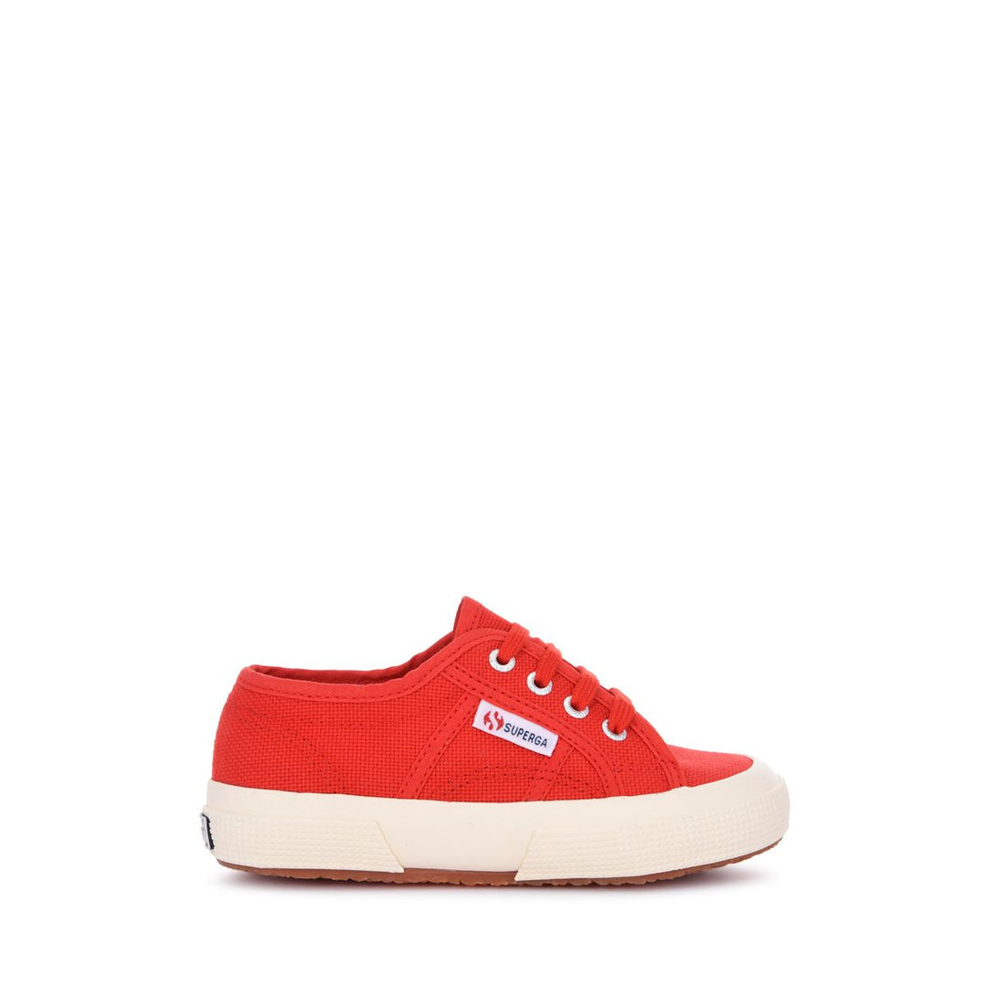Children's Sneakers in Red with Cotton Upper 01