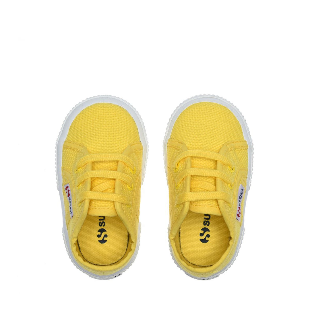 Children's Sneakers Yellow Color with Cotton Upper main