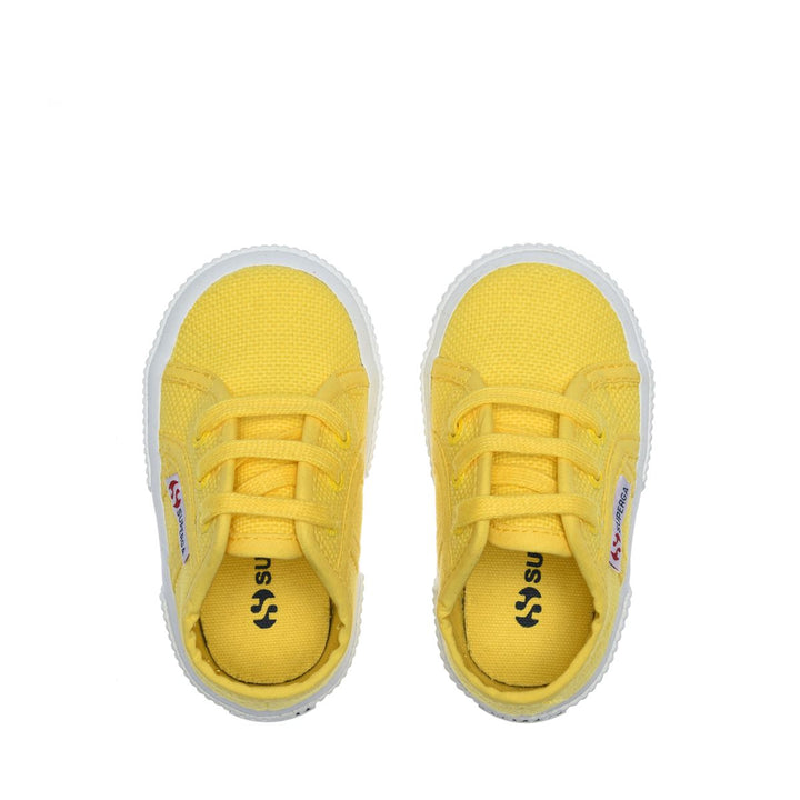 Children's Sneakers Yellow Color with Cotton Upper 4