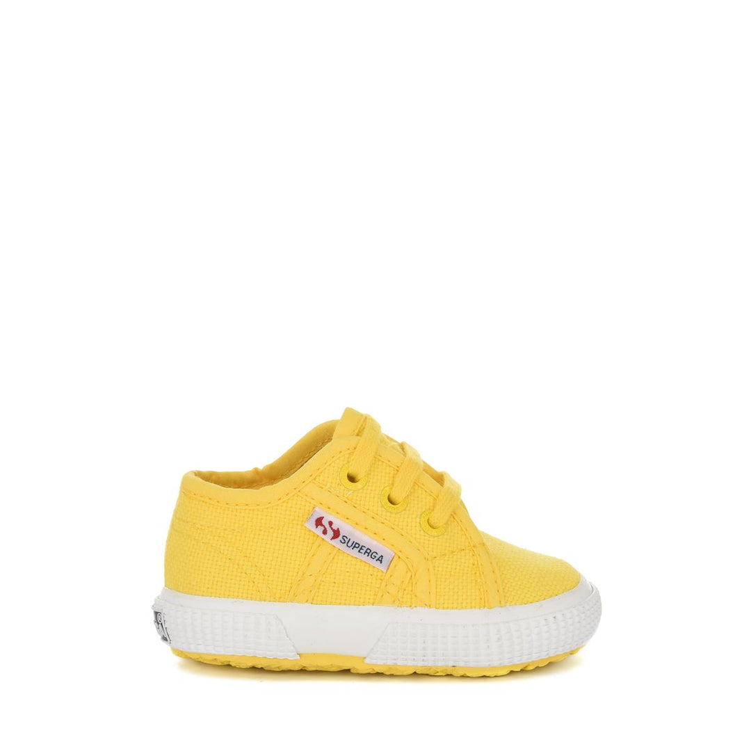 Children's Sneakers Yellow Color with Cotton Upper 01