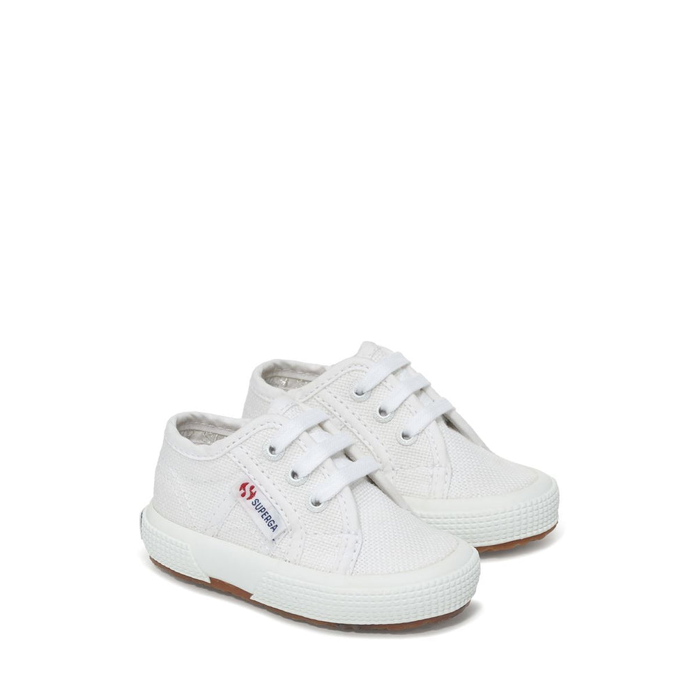 Children's Sneakers White Color with Cotton Upper 02