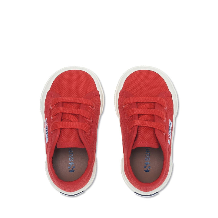 Children's Sneakers Red Color with Cotton Upper 4