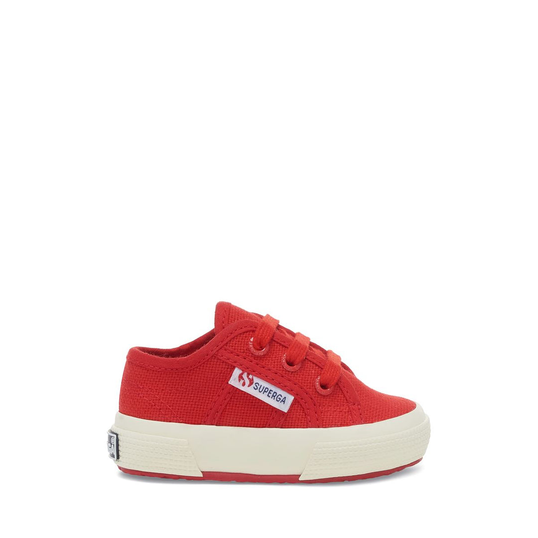 Children's Sneakers Red Color with Cotton Upper 01
