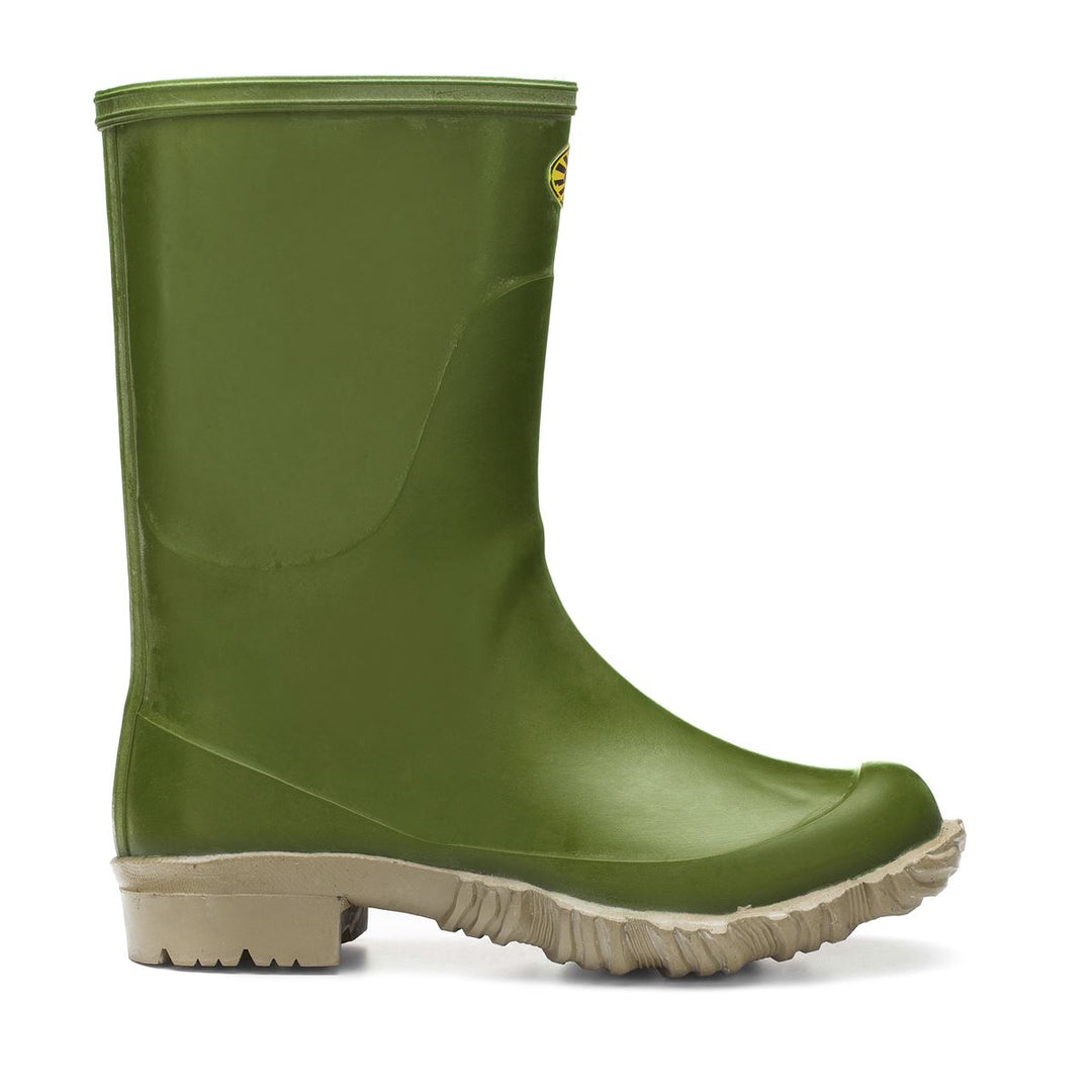 High Rubber Boots Unisex Green Color 01