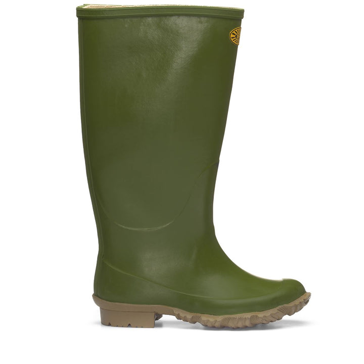High Rubber Boots Unisex Green Color 1